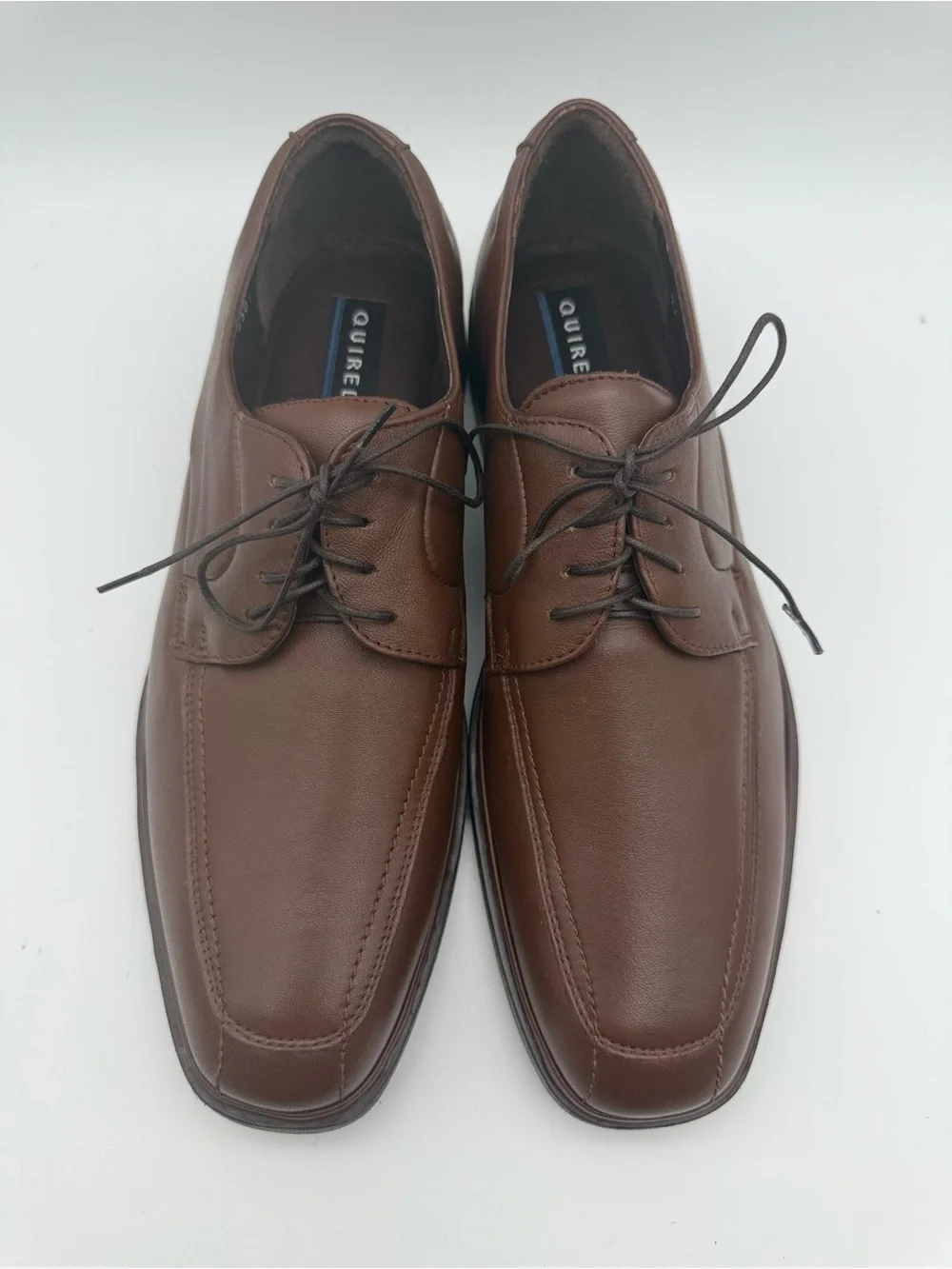 BRAND NEW Quirelli Brown Leather Oxford Lace-Ups Men's Size 9.5